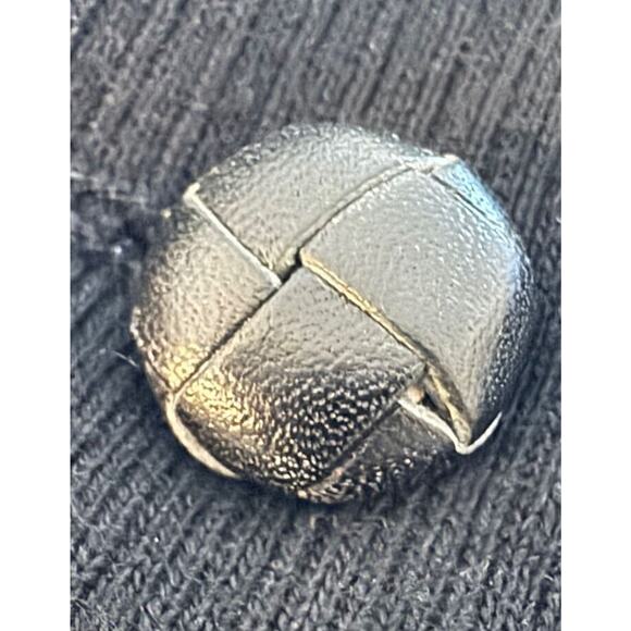 MENS Wings & Horns Canada LEATHER BUTTON PEA COAT SZ S - Picture 4 of 6